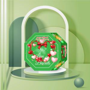 Bánh quy lát mỏng hộp bát giác giấy 24 x 208g