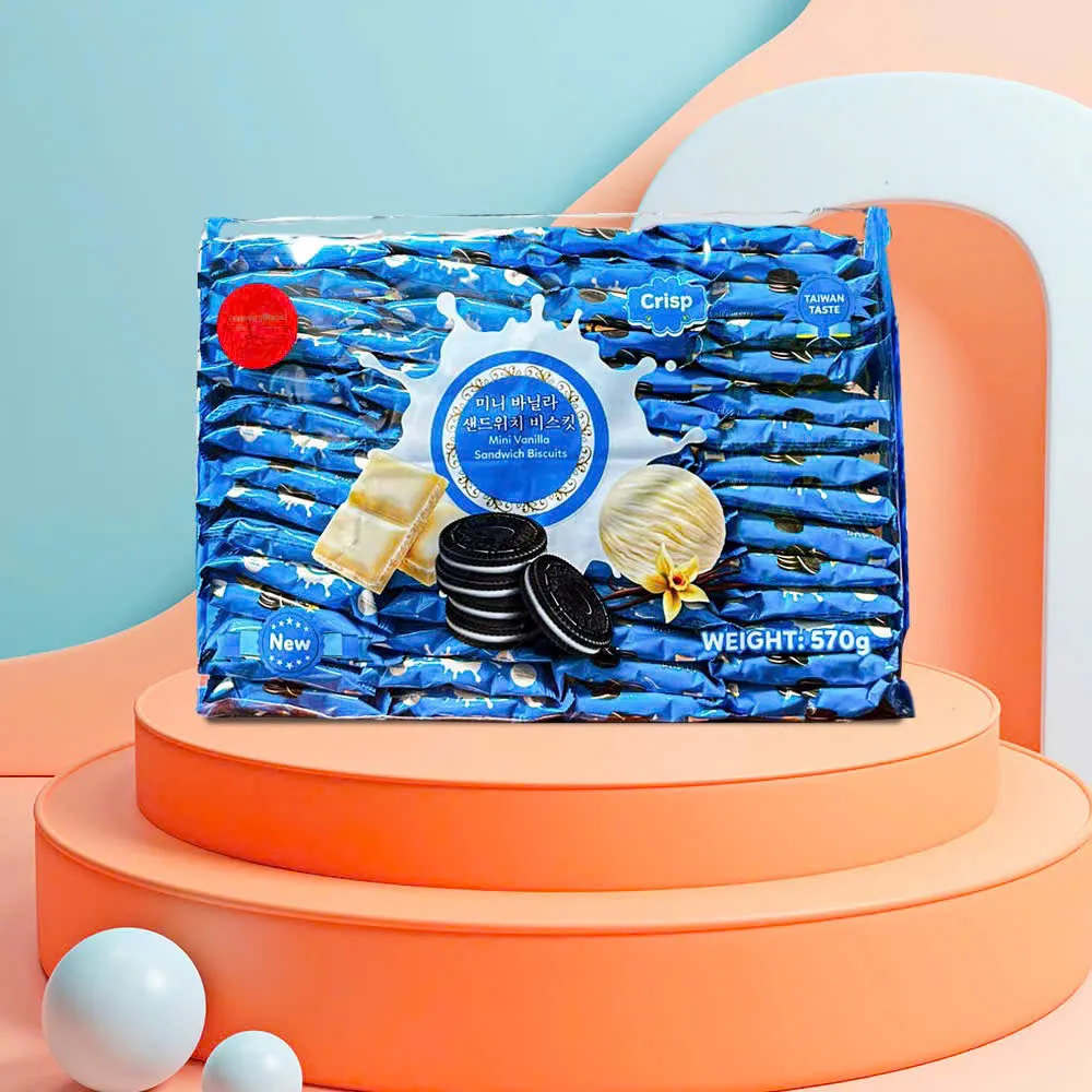 Bánh quy oreo mini 570g vị vani bánh quy nhập khẩu.